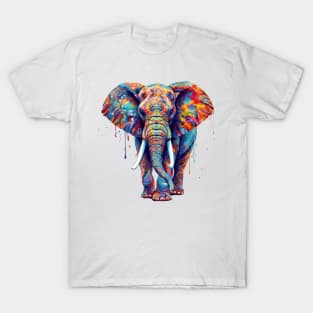 Colorful Elephant #1 T-Shirt